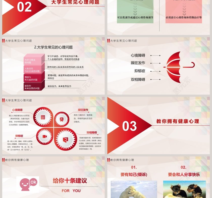 心理健康讲座PPT心理健康PPT课件 第3张