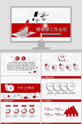 销售部工作总结述职报告ppt