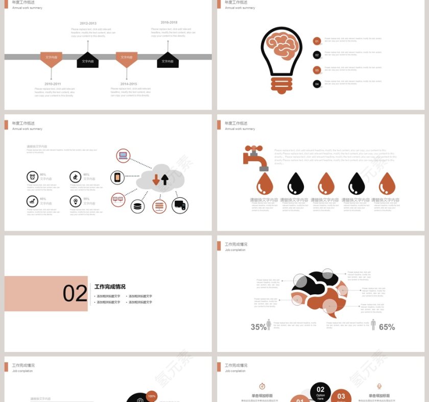 时尚美容护肤行业通用PPT模版第2张