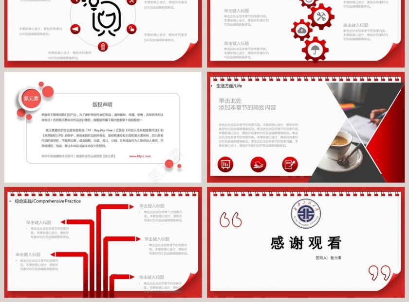 简约国家奖学金申请PPT模板第3张