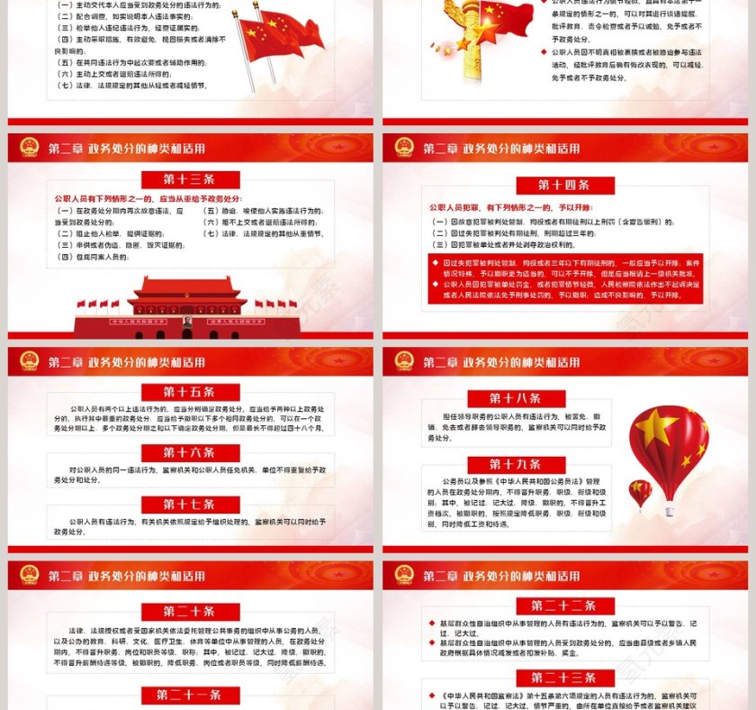 中华人民共和国公职人员政务处分法学习解读PPT模板第3张