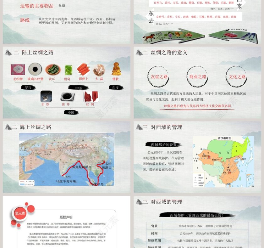 沟通中外闻名的节假日行业PPT模板第3张