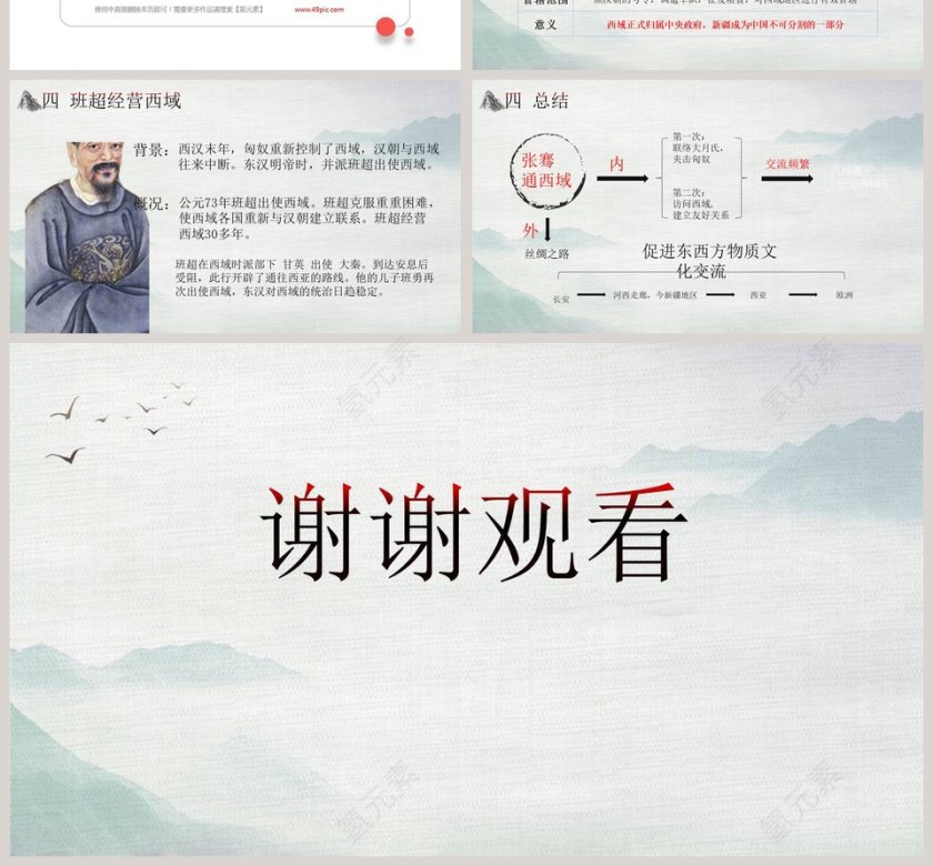 沟通中外闻名的节假日行业PPT模板第4张