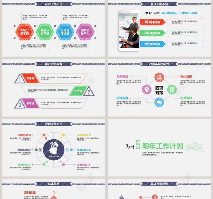年终总结新年计划PPT第5张