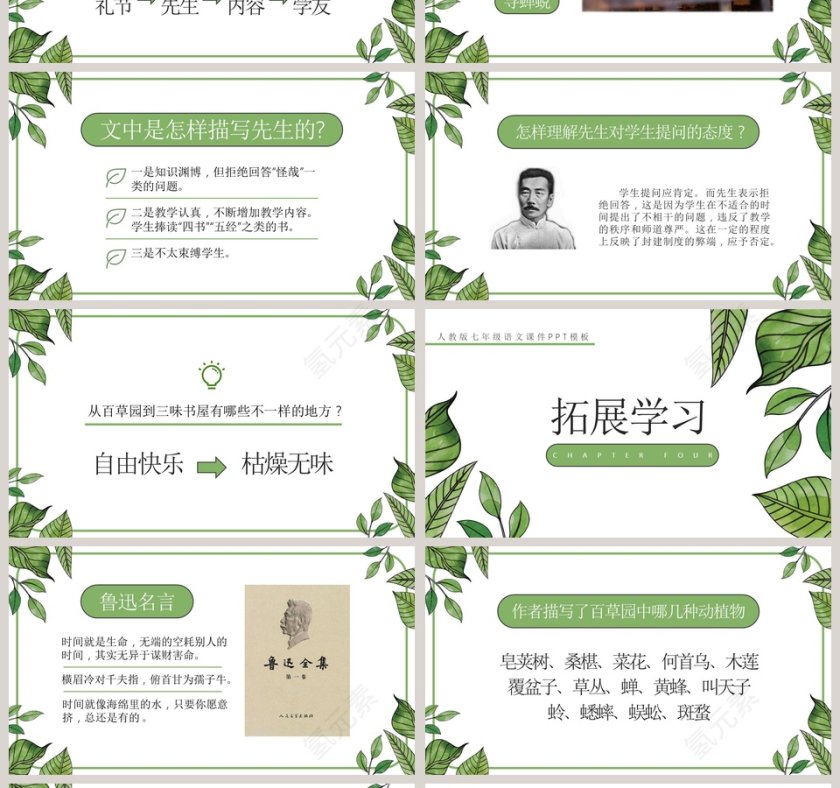 《从百草园到三味书屋》初中语文课件PPT第4张