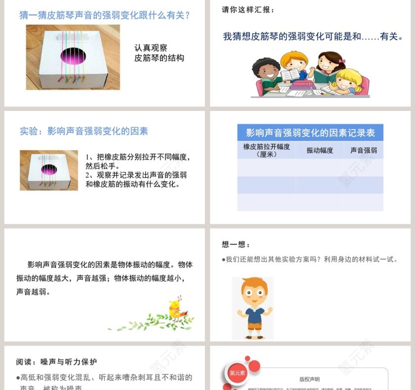 声音的强弱变化-大象版小学科学三年级上册第五单元第四节教学ppt课件第2张