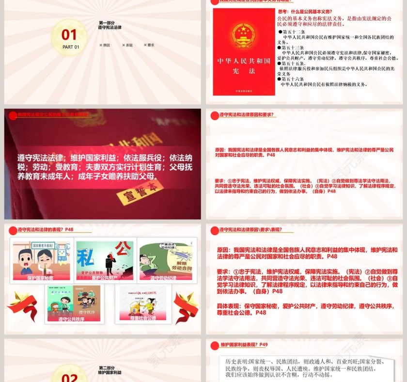 公民基本义务-第二单元  理解权利与义务    第四课  公民义务教学ppt课件第2张