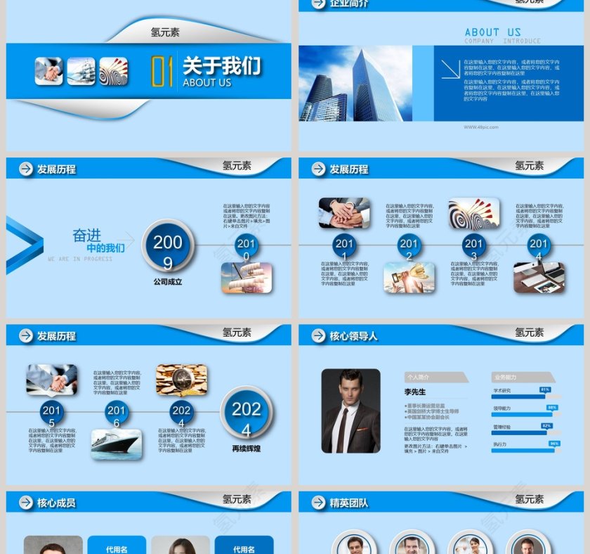 企业宣传公司简介PPT模板第2张