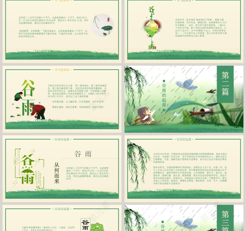 谷雨节气ppt第2张
