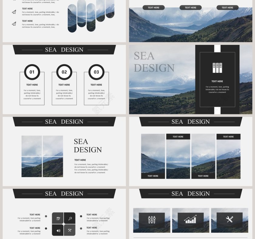 欧美极简PPT商务汇报产品推介通用ppt模板第3张