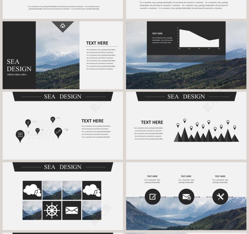 欧美极简PPT商务汇报产品推介通用ppt模板第4张