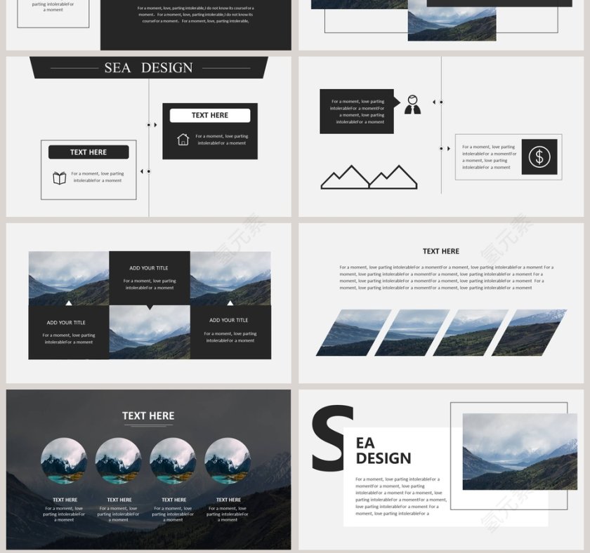 欧美极简PPT商务汇报产品推介通用ppt模板第7张