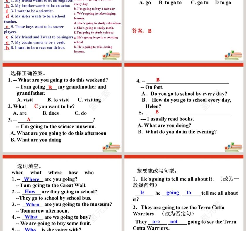 Unit 6-Im going to study computer  science教学ppt课件第3张