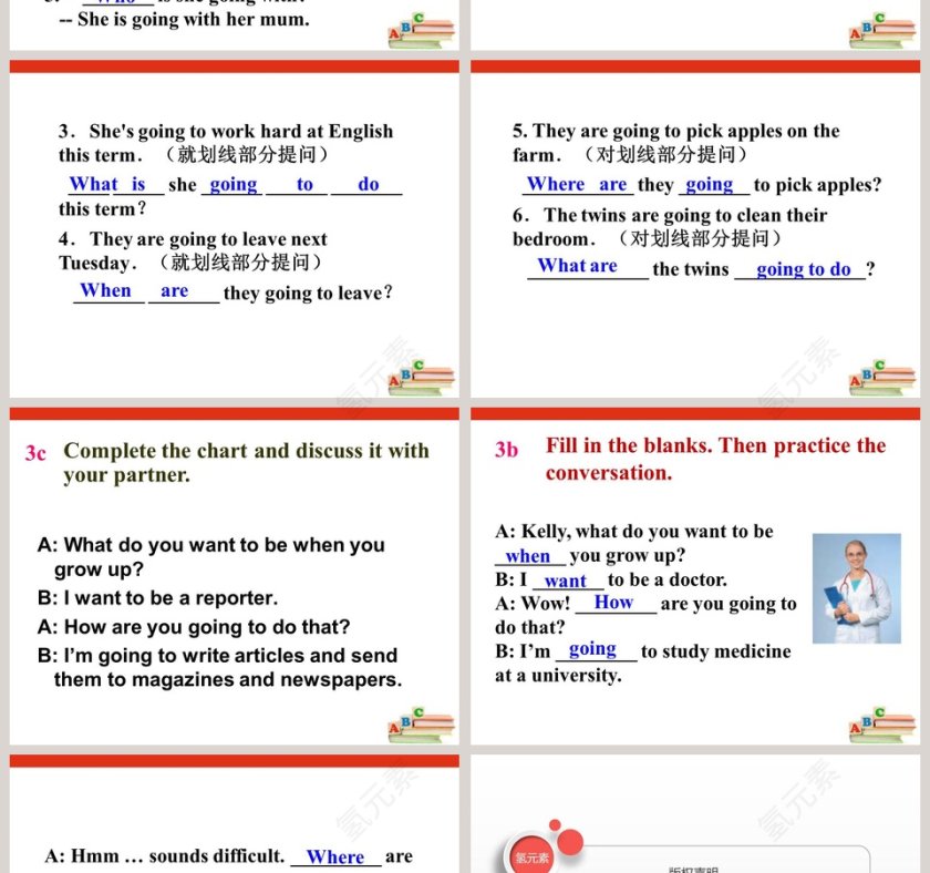 Unit 6-Im going to study computer  science教学ppt课件第4张
