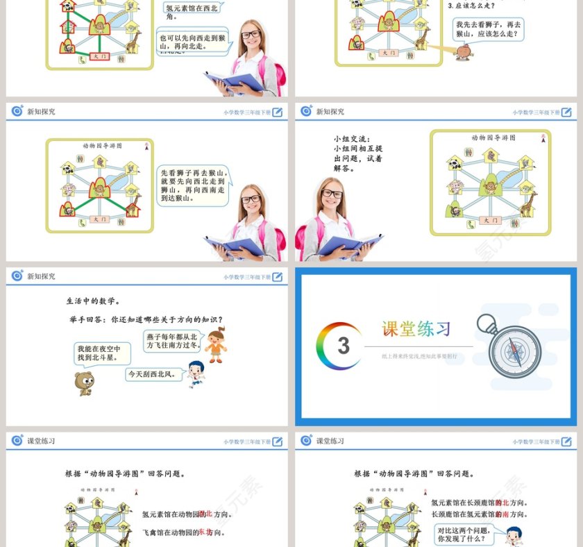 -认识简单的路线图教学ppt课件第3张
