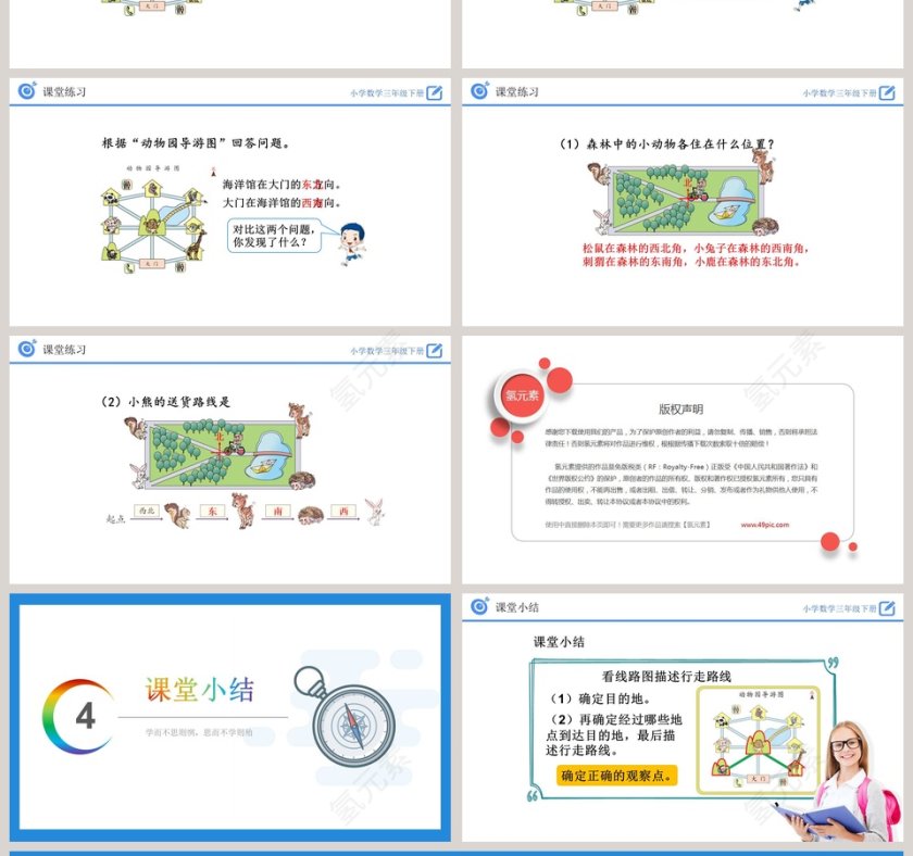 -认识简单的路线图教学ppt课件第4张