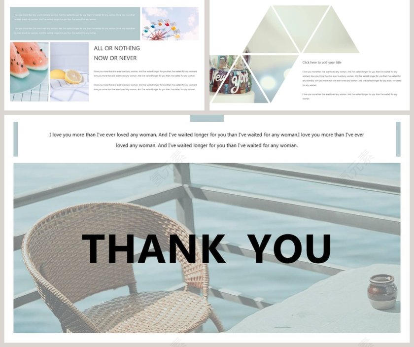 小清新英语教学课件ppt模板第5张