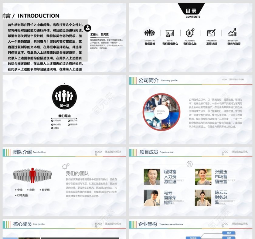 完整框架创业商业融资计划书第2张