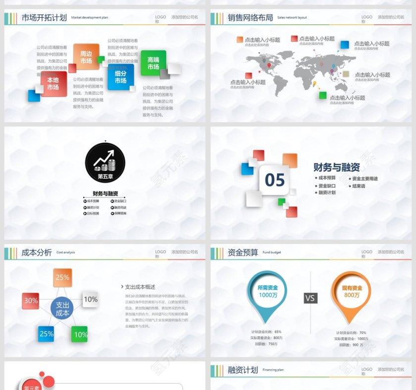 完整框架创业商业融资计划书第5张