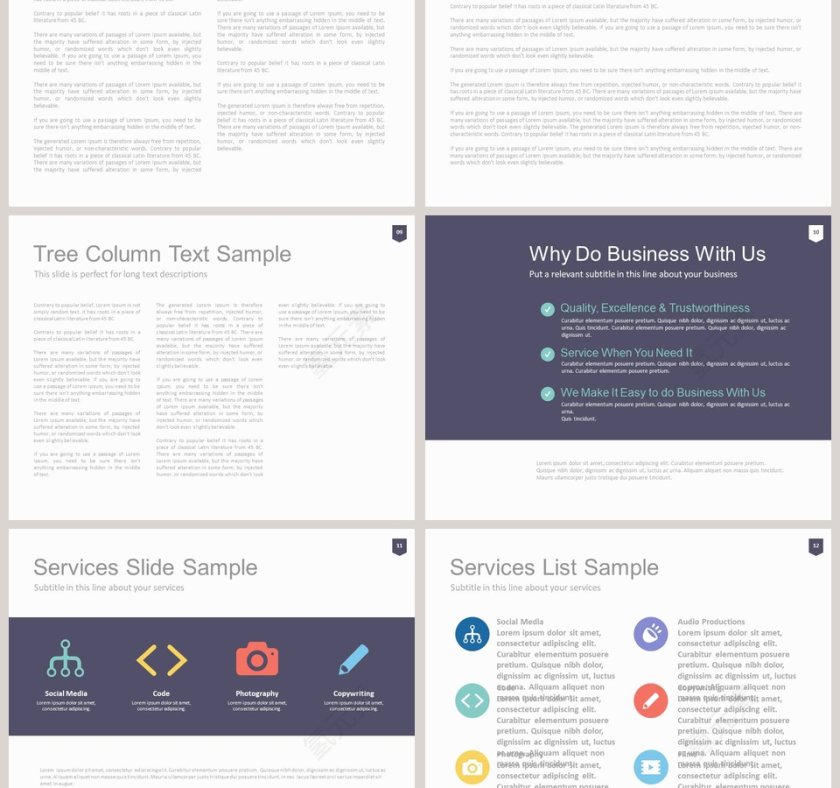 欧美经典商务时尚工作总结PPT模板第3张