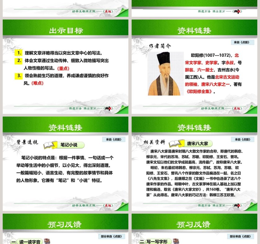 笔记小说卖油翁语文课件PPT第2张