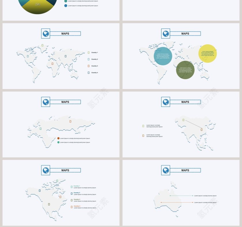 欧美简单大方商务计划书PPT第7张
