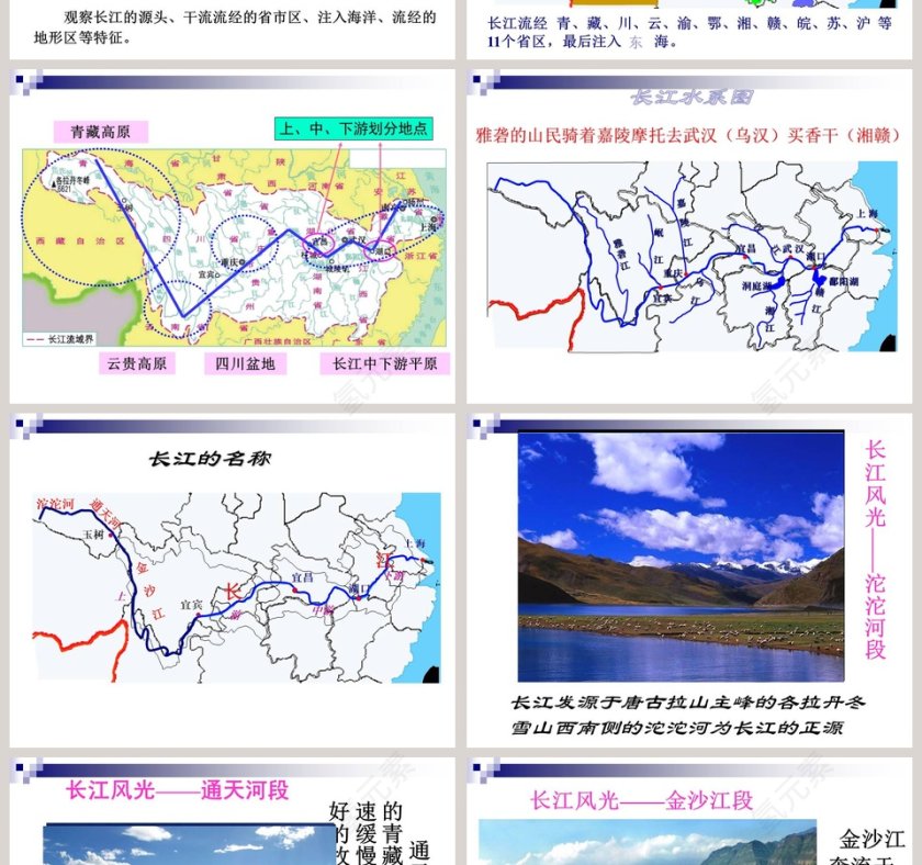 长江生态保护报告PPT模板下载第2张