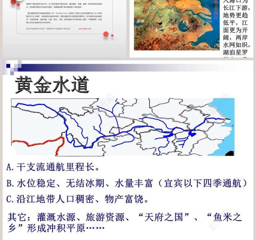 长江生态保护报告PPT模板下载第7张