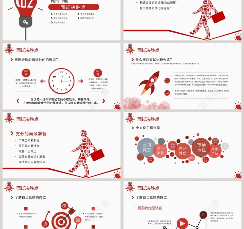 应聘面试技巧培训PPT模板第3张