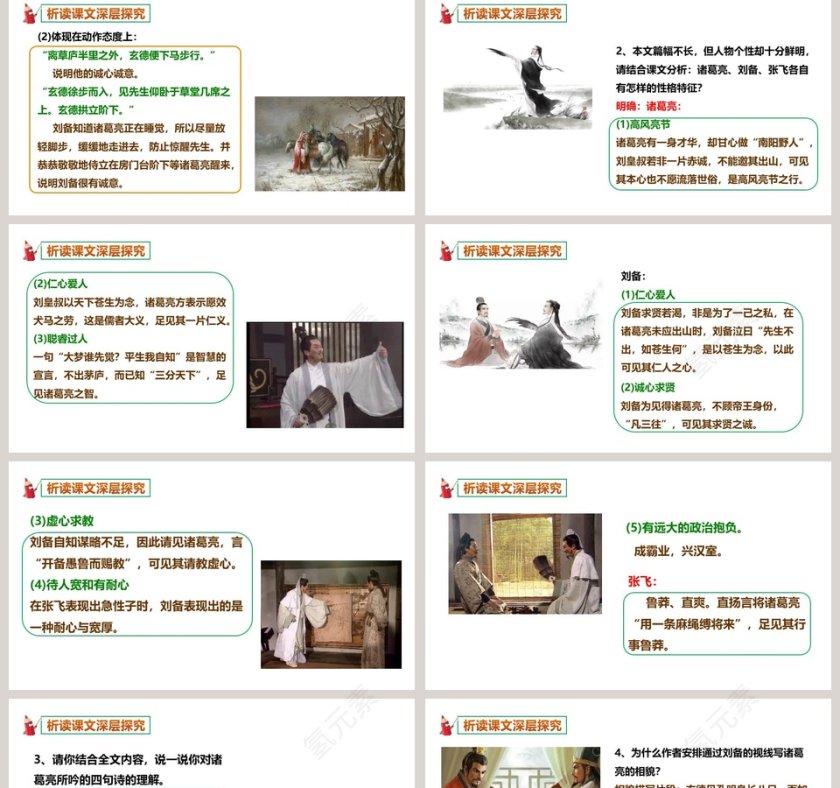 部编版九年级语文三顾茅庐PPT课件第2张