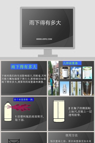 雨下得有多大教学ppt课件