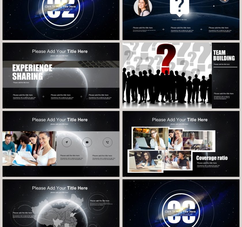 2019大气高端科技风工作总结PPT第3张