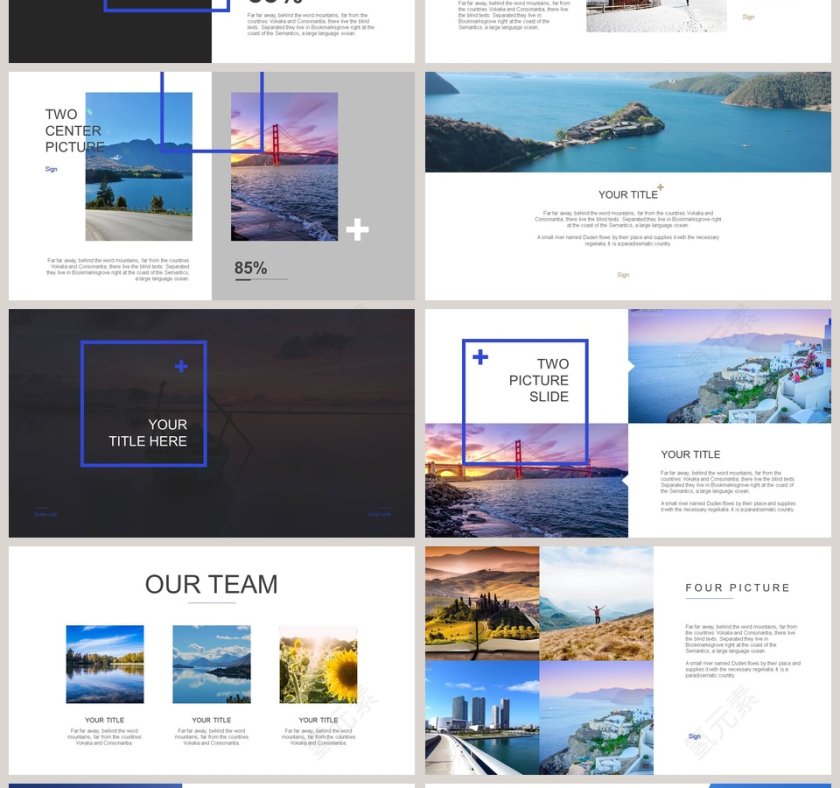 时尚旅游景点介绍画册时尚旅游景点介绍画册PPT第4张