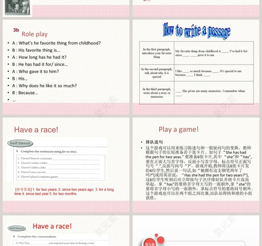 Unit 10 Ive had this bike for three years Section B 3a 3b PPT模板第2张