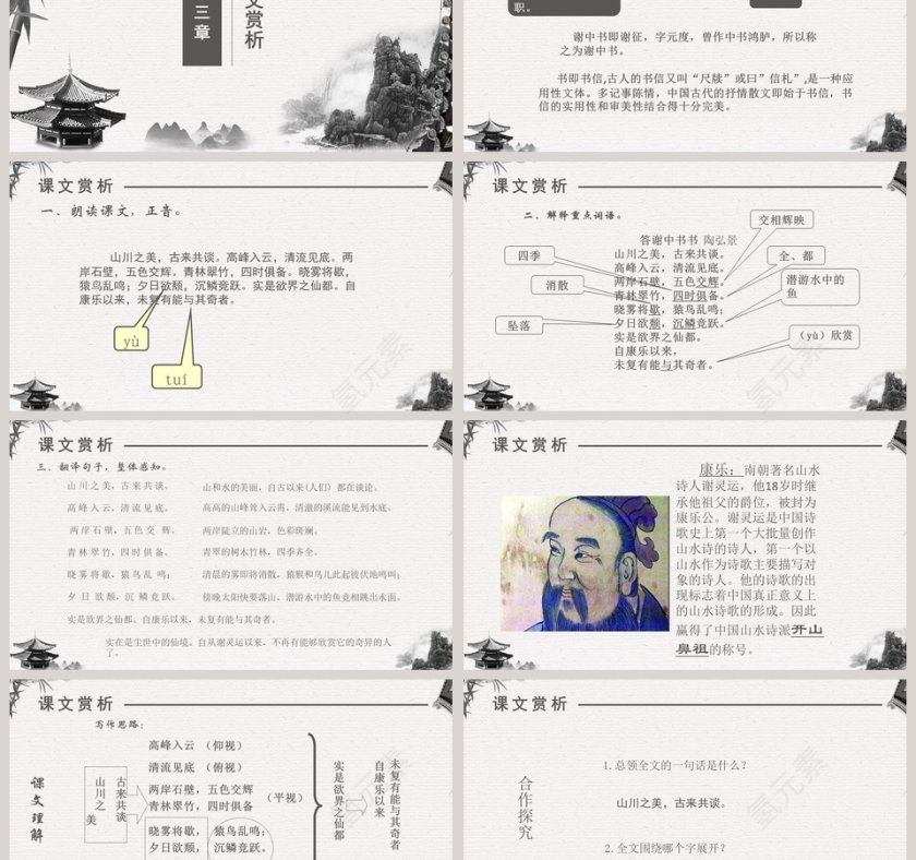 八年级语文课件《答谢中书书》PPT第3张