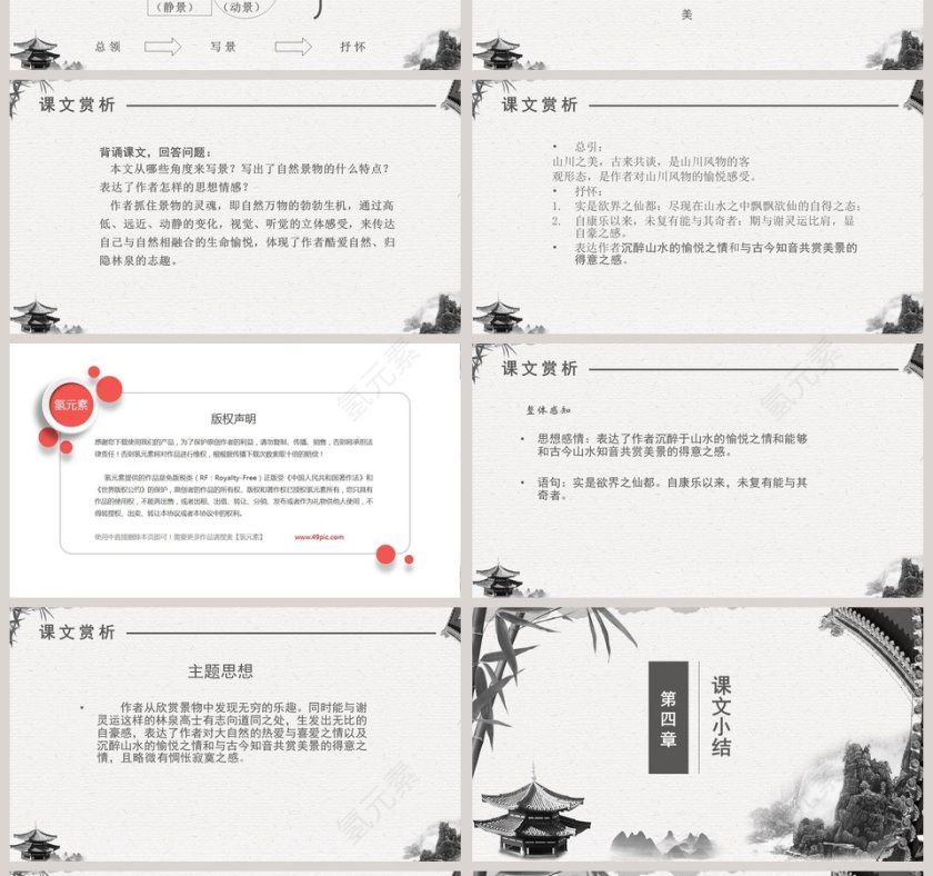 八年级语文课件《答谢中书书》PPT第4张