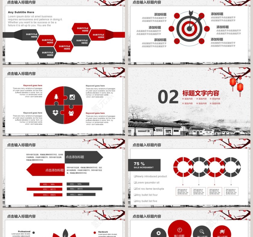 中国风企业年会方案策划PPT第2张