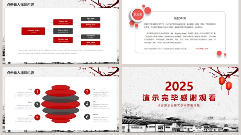 中国风企业年会方案策划PPT第5张