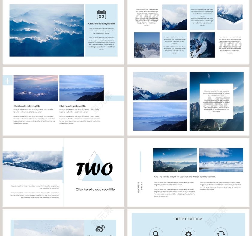 欧美风简约精美工作计划总结PPT第2张