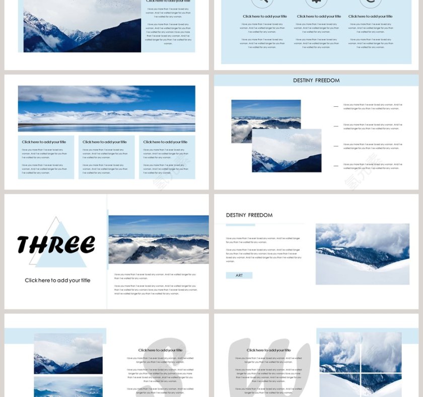 欧美风简约精美工作计划总结PPT第3张