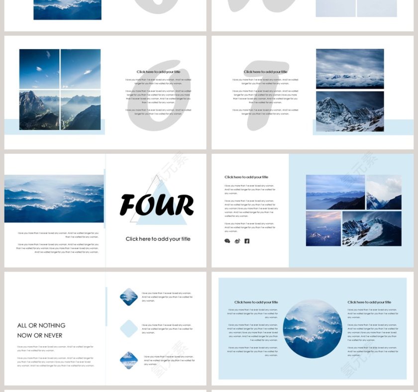 欧美风简约精美工作计划总结PPT第4张