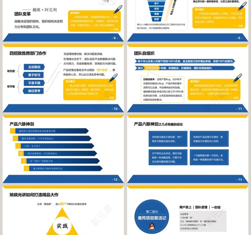 清新简约腾讯方法教育培训PPT第3张