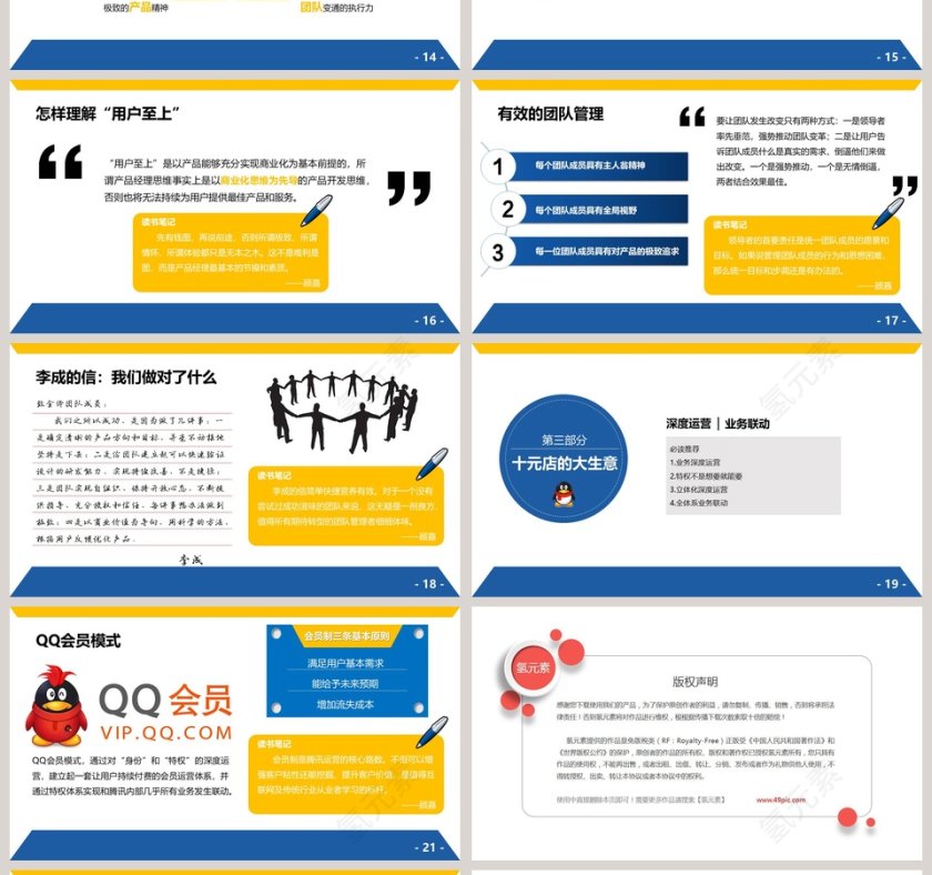 清新简约腾讯方法教育培训PPT第4张