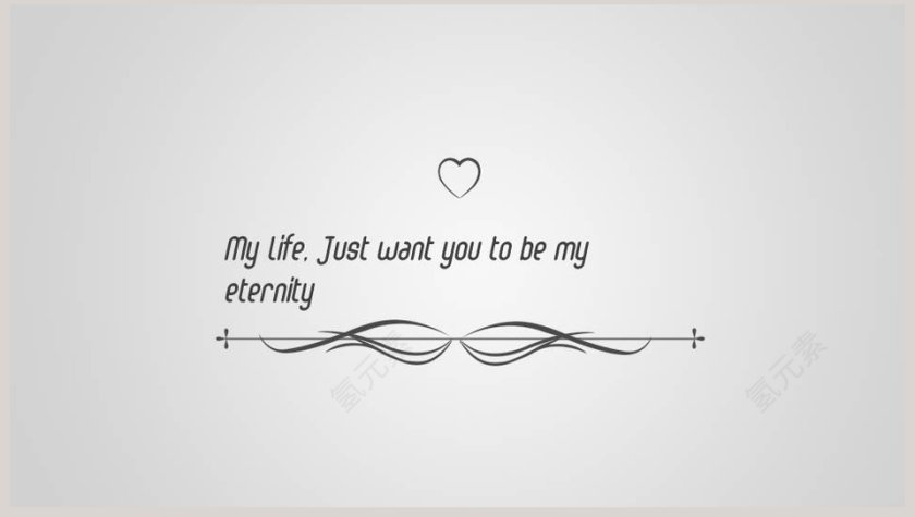 简约浪漫婚礼我们结婚啦PPT模板第8张