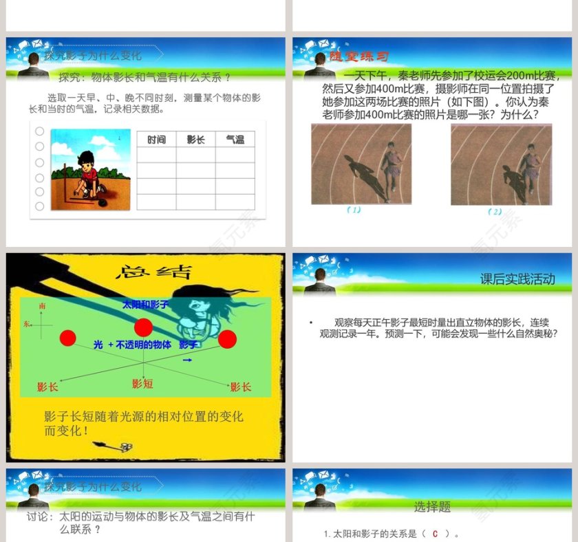 影子为什么会变化-鄂教版四年级科学上册教学ppt课件第4张