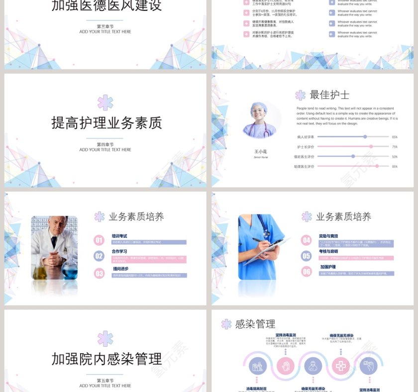 护士长年终述职报告PPT第3张