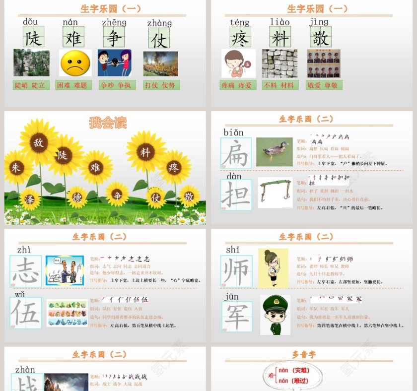课文解析朱德的扁担语文课件PPT第2张