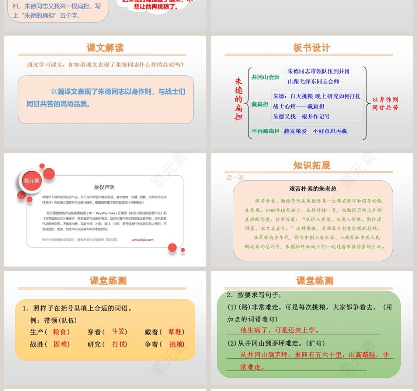 课文解析朱德的扁担语文课件PPT第4张