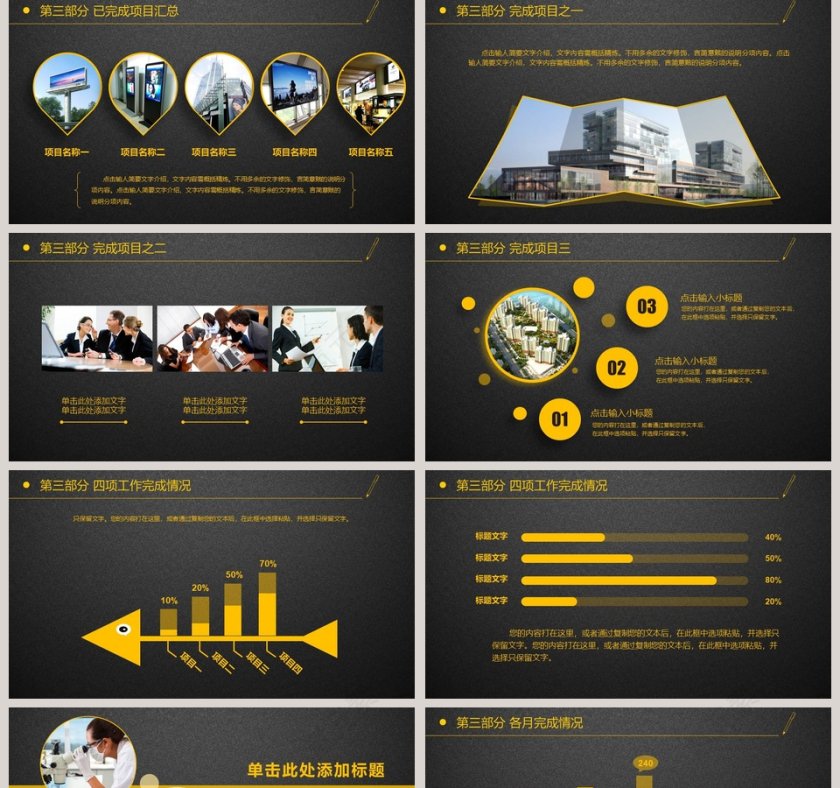 2019工作汇报年终总结PPT模板第5张