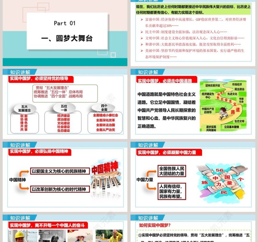 人教版 九年级上-共圆中国梦教学ppt课件第2张